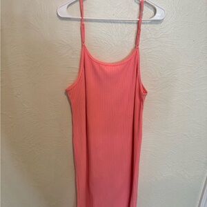 Pink Midi Dress Plus